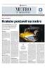 Gazeta Wyborcza (wyd. Kraków, Katowice, Wrocław) 254 (31.10.2025) - Metro w Krakowie