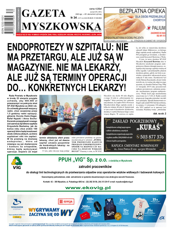 Gazeta Myszkowska 34 (25.08.2023)
